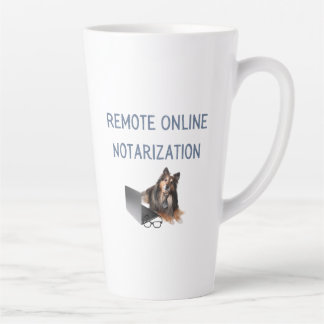 Remote Online Notarisation | 17 oz | Latte Mug