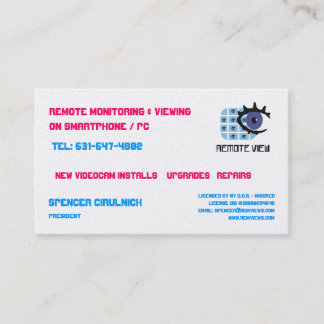 Remote View Biz Cards
