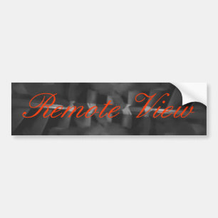 Remote View bumper sticker