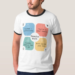 Remote Work Life   Funny Work-From-Home Gift  T-Shirt