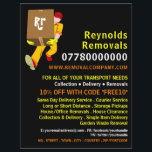 Removal Man Box Design, Removal Company Advert Flyer<br><div class="desc">Removal Man Box Design,  Removal Company Advertising Flyer by The Business Card Store.</div>