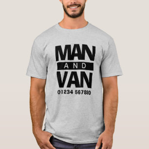 Removals Company Courier Van Transport T-Shirt