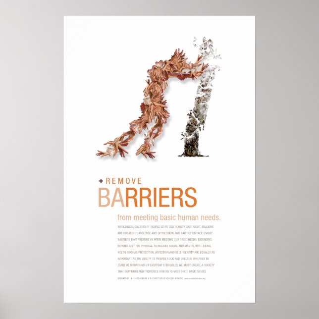 Remove Barriers: Sustainability Principle Poster (Front)