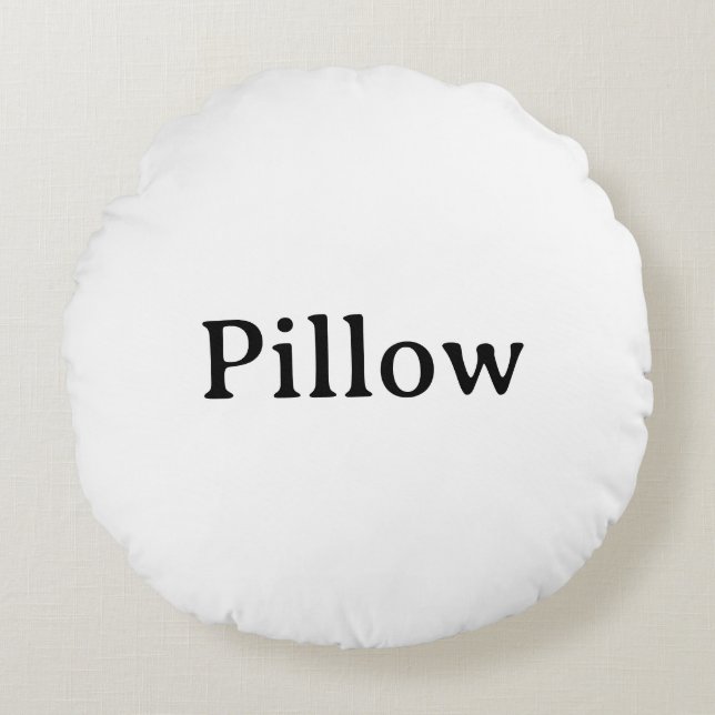 Remove This Text & Add Your Own Design 16" Round Cushion (Front)
