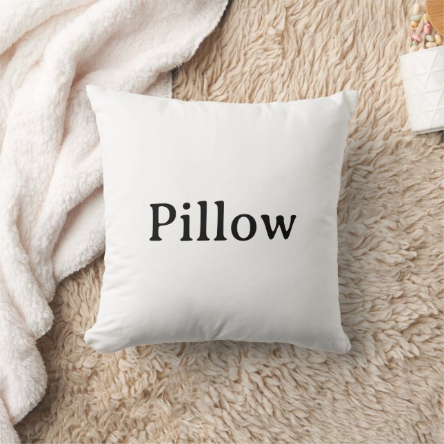 Remove This Text & Add Your Own Design 16" x 16" Cushion (Blanket)