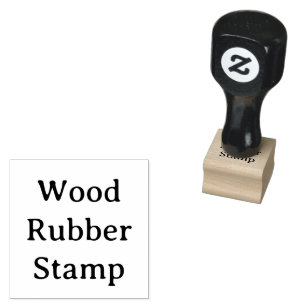 Remove This Text & Add Your Own Design 1" x 1" Rubber Stamp