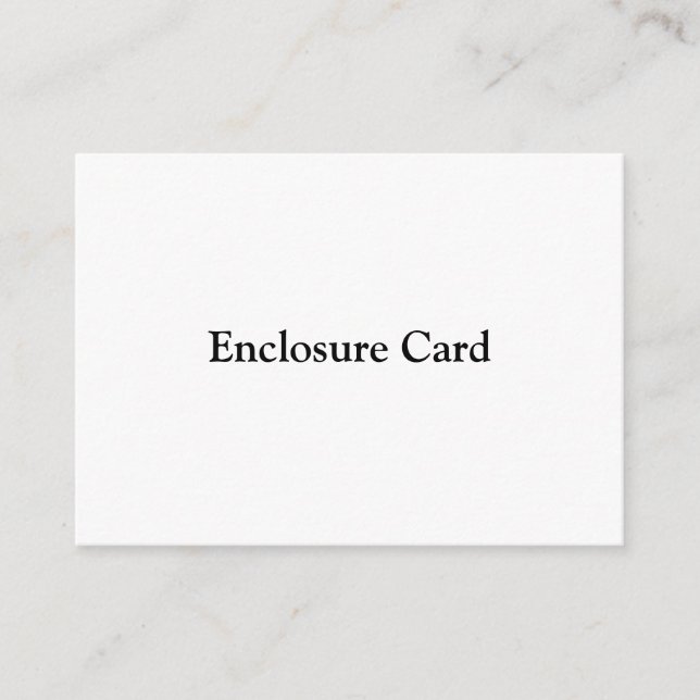 Remove This Text & Add Your Own Design 3.5" x 2.5" Enclosure Card (Front)