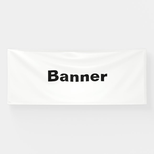 Remove This Text & Add Your Own Design 4' x 10' Banner (Horizontal)