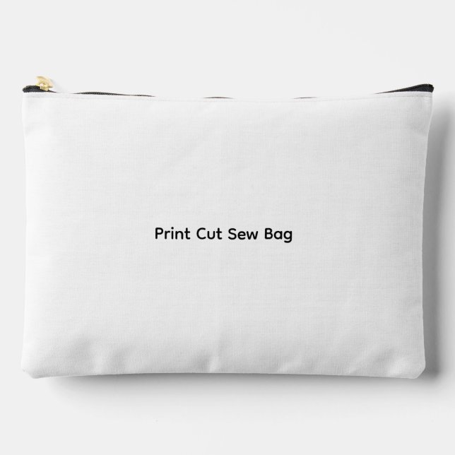 Remove This Text & Add Your Own Design Accessory Pouch (Front)