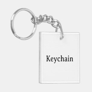 Remove This Text & Add Your Own Design Acrylic Key Ring