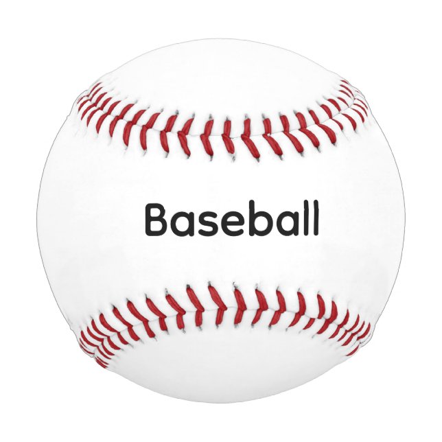 Remove This Text & Add Your Own Design Baseball (Front)