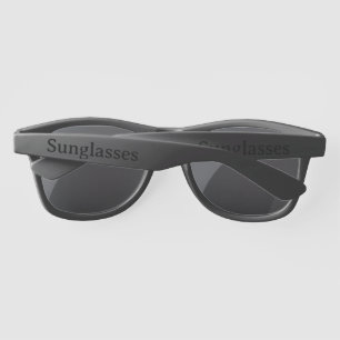 Remove This Text & Add Your Own Design Classic Sunglasses