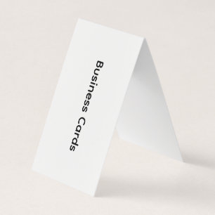 Remove This Text & Add Your Own Design Folded Business Card