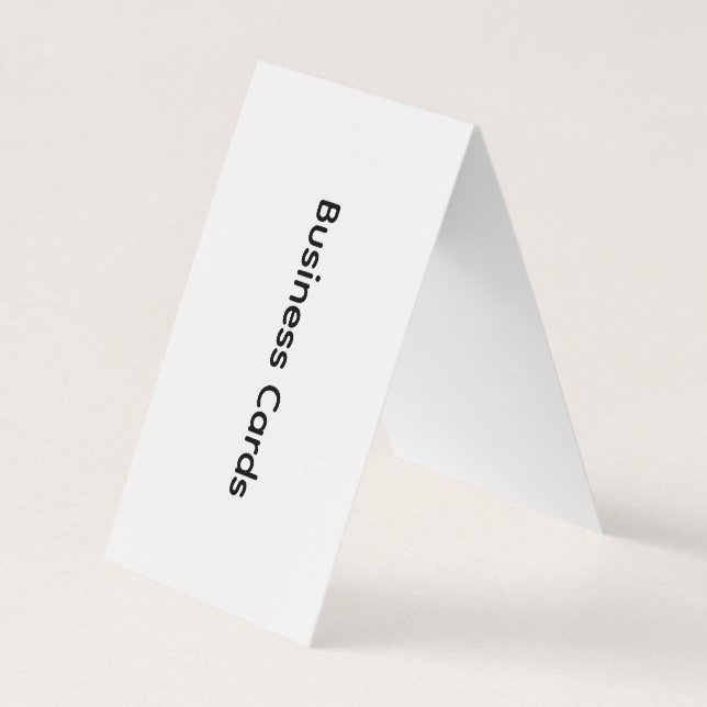 Remove This Text & Add Your Own Design Folded  Business Card (Front)