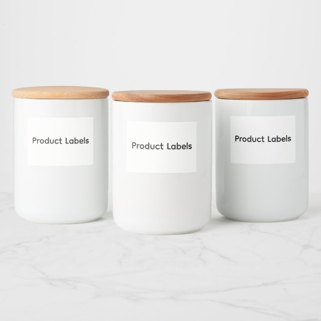 Remove This Text & Add Your Own Design  Food Label (Bottles)
