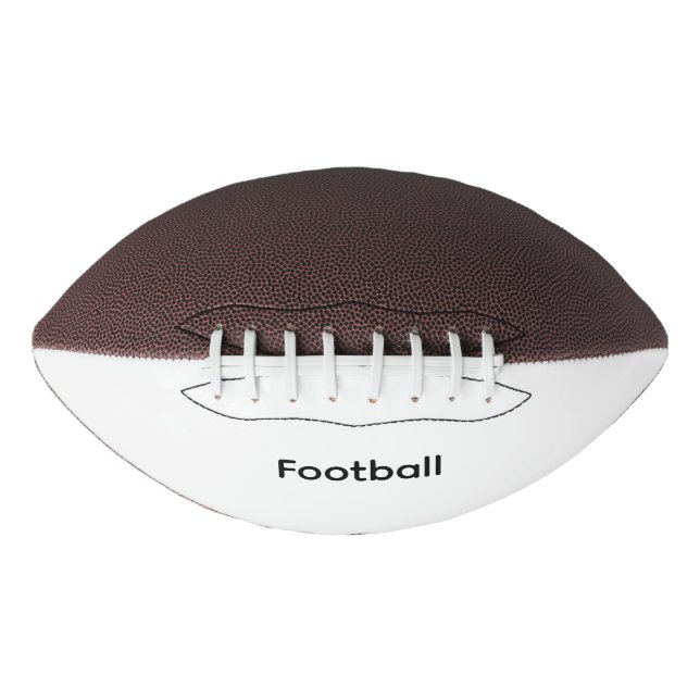 Remove This Text & Add Your Own Design Football (Front)