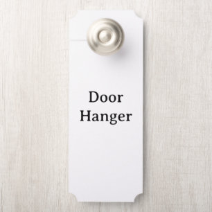 Remove This Text Add Your Own Design Large Ticket Door Hanger