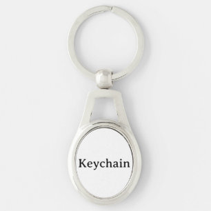 Remove This Text & Add Your Own Design Oval Key Ring