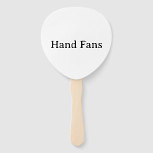 Remove This Text & Add Your Own Design Paddle Hand Fan