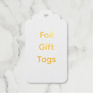 Remove This Text & Add Your Own Design Scalloped Gift Tags