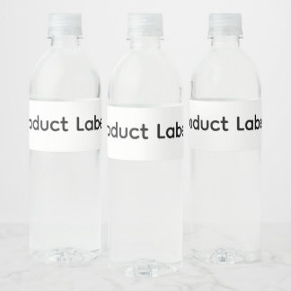 Remove This Text & Add Your Own Design  Water Bottle Label