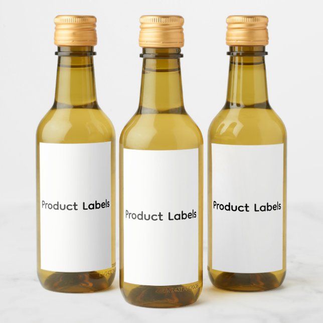 Remove This Text & Add Your Own Design Wine Label (Bottles)