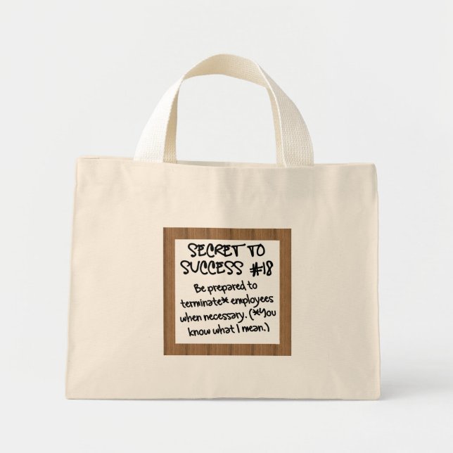 Remove Unproductive Team Members Mini Tote Bag (Front)