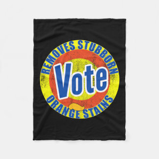- Removes Stubborn Orange Stains - Biden Harris 20 Fleece Blanket