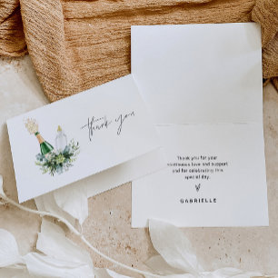 Remy Poppin Bottles Baby Shower  Thank You Card