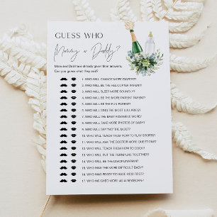 REMY Who Said It Mummy or Daddy Baby Game Card