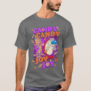 Ren and Stimpy Halloween Candy Candy Joy Joy901 T-Shirt