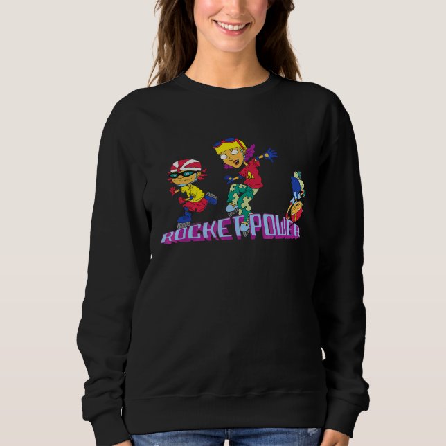 Ren And Stimpy Otto Reggie And Twister Skate Sweatshirt (Front)