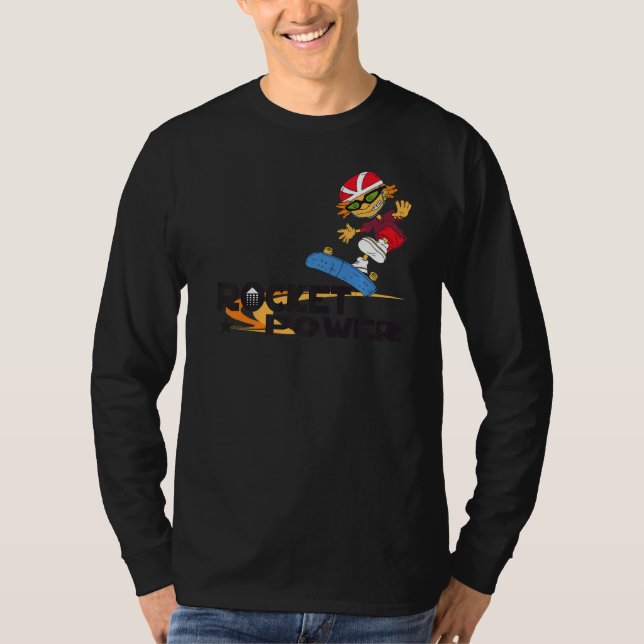 Ren And Stimpy Otto's Skateboard Tricks T-Shirt (Front)