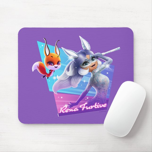 Rena Furtive Graphic Mouse Pad (With Mouse)
