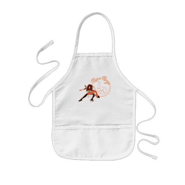 Rena Rouge Badge Kids Apron (Front)