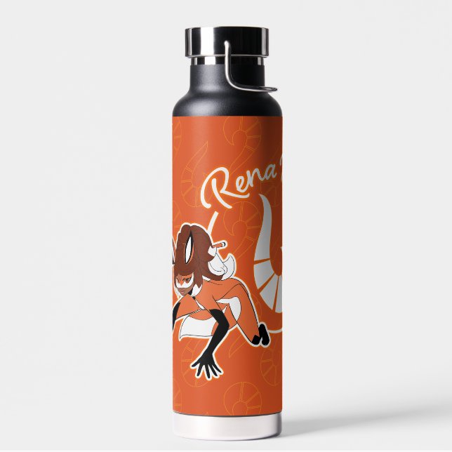 Rena Rouge Badge Water Bottle (Left)