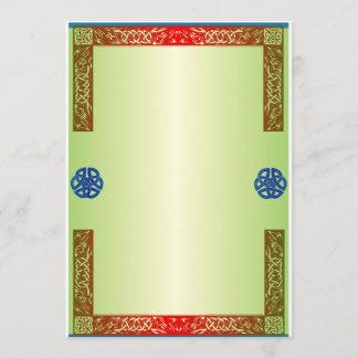 Renaisaince Mediaeval Wedding Invitation