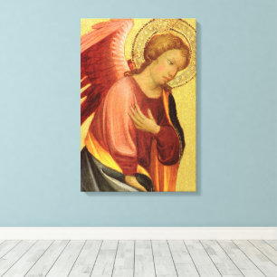 Renaissance Angel by Master of the Bambino Vispo Canvas Print
