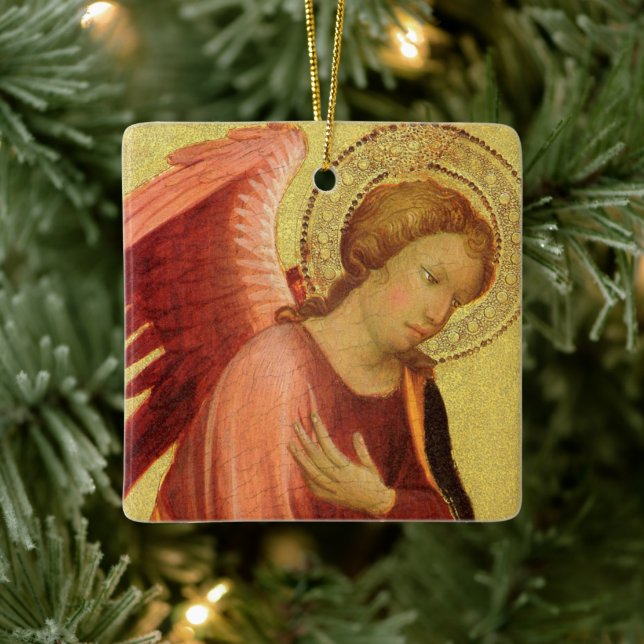 Renaissance Angel by Master of the Bambino Vispo Ceramic Tree Decoration (Tree)