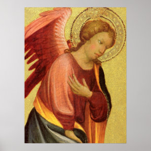 Renaissance Angel by Master of the Bambino Vispo Poster
