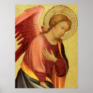 Renaissance Angel by Master of the Bambino Vispo Poster