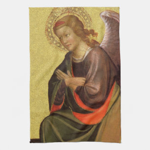 Renaissance Angel by Master of the Bambino Vispo Tea Towel