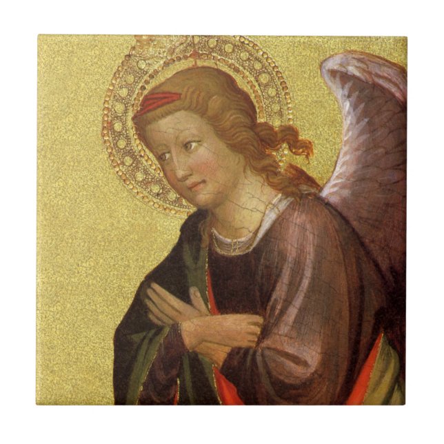 Renaissance Angel by Master of the Bambino Vispo Tile (Front)