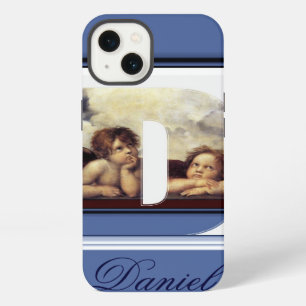RENAISSANCE ANGEL D LETTER Winged Cherub Monogram iPhone 13 Case