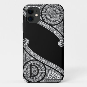 RENAISSANCE ARCHITECT Black White  Monogram Case-Mate iPhone Case
