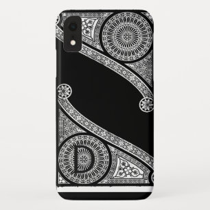 RENAISSANCE ARCHITECT Black White Monogram Case-Mate iPhone Case