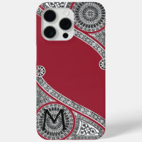 RENAISSANCE ARCHITECT Marsala Red Monogram