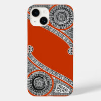 RENAISSANCE ARCHITECT Red Orange Monogram