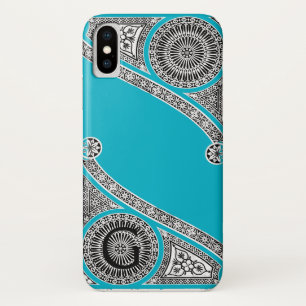 RENAISSANCE ARCHITECT Scruba Blue Monogram Case-Mate iPhone Case