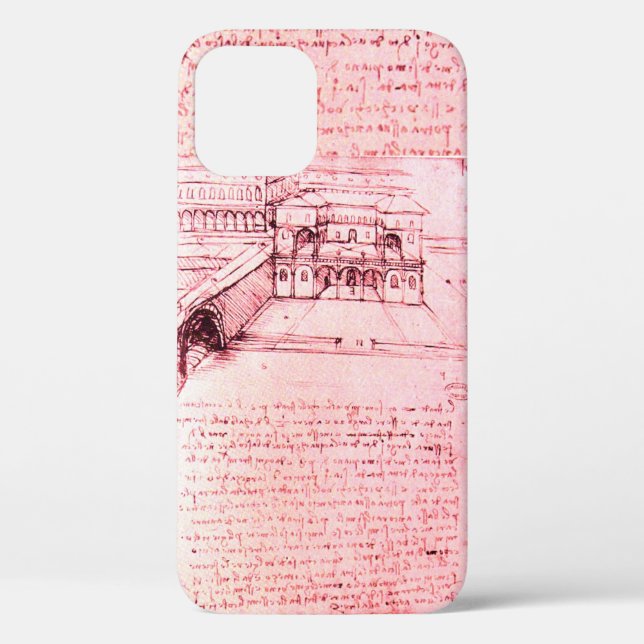 RENAISSANCE ARCHITECTURE,ARCHITECT,ENGINEER,pink Case-Mate iPhone Case (Back)